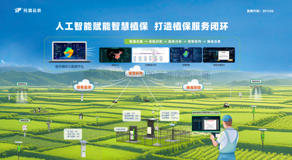 深化“AI+植?！比诤蠎?yīng)用，托普云農(nóng)打造數(shù)智植保全鏈路閉環(huán)